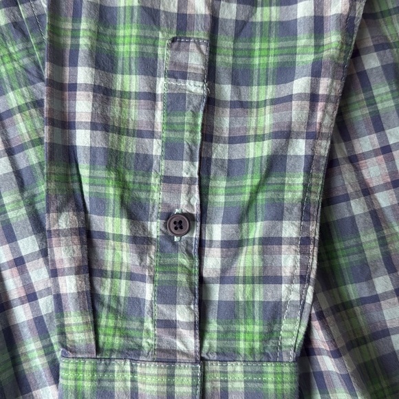 NWT - Columbia Men's Casual Blue and Green Plaid Shirt - Picture 11 of 13